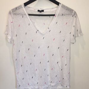 Lighting bolt short tshirt